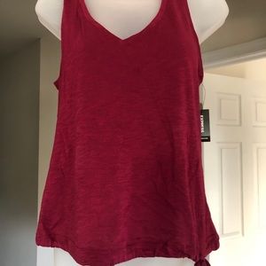 3 express side tie tanks NWT size small
